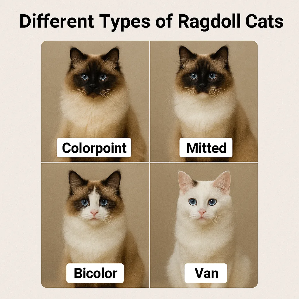 Different Types of Ragdoll Cats